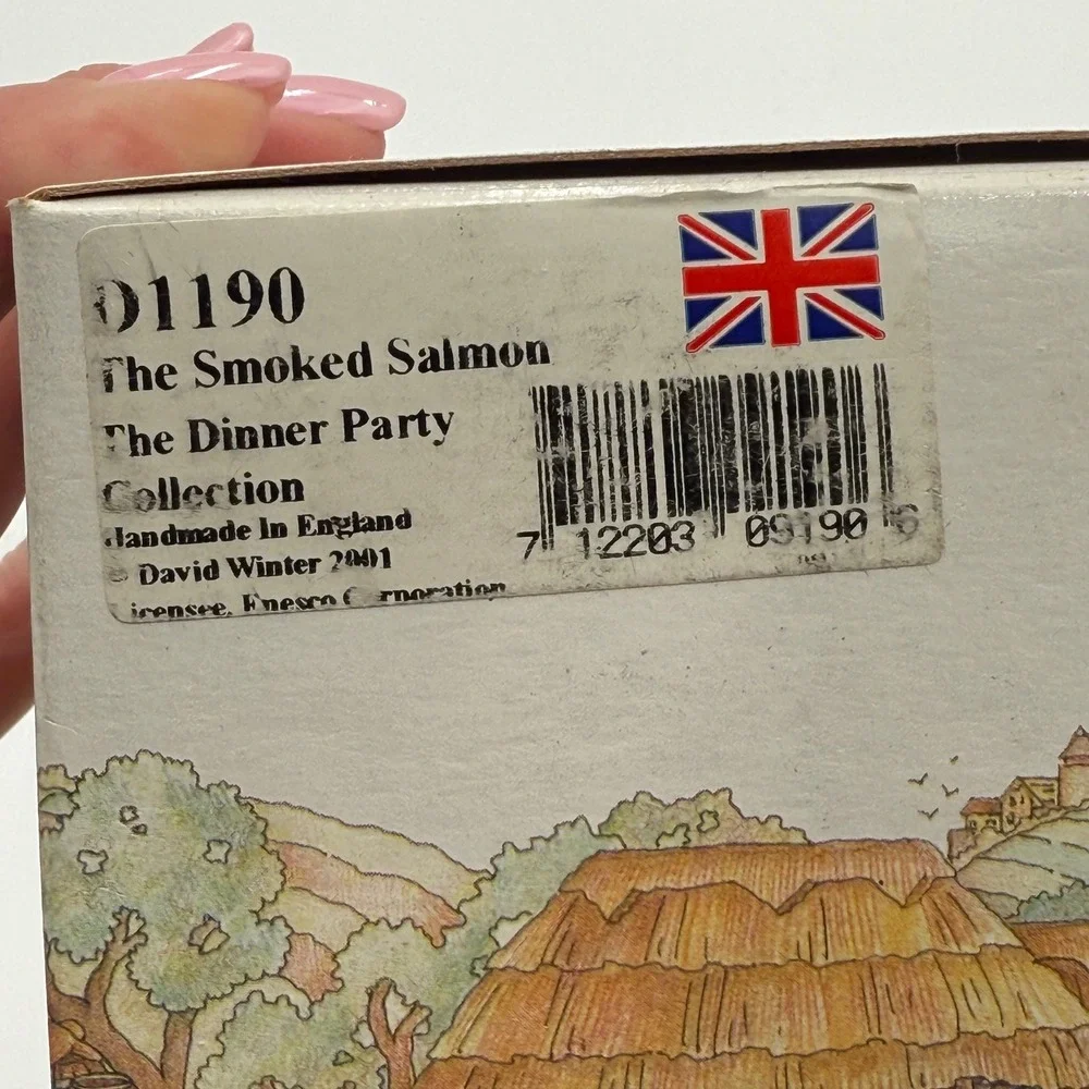 David Winter Cottages‎ The Smoked Salmon D1190 2001 The Dinner Party Collection